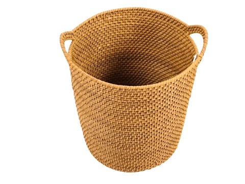 Premium Round Rattan Binding-Weave Hamper